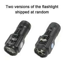 Linterna LED Portátil Ultra Brillante con 3 LED de Luz Fuerte, Recargable por USB, Batería de Litio Integrada con Clip para Bolígrafo - S01 - Ver 5