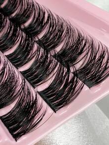 90pcs DIY False Eyelashes Cluster Lashes Natural Look Thick Look Soft And Fluffy Individual Lashes Lash Clusters Individual Lashes False Eyelashes Suitable For Beauty Enthusiasts - D - View 6