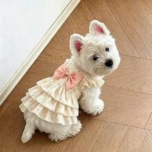 Pet Dog And Cat Clothes, Summer Spring Autumn Thin Princess Dress, Anti-Shedding, Dress For Small Dogs And Cats, Cake Skirt - Multicolor - View 21