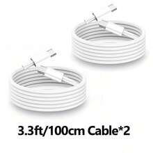1/2/5 buah Kabel Pengisian Cepat USB-C ke USB-C, Kabel Transfer Data Kecepatan Tinggi Tipe-C 3,3 kaki/100 cm, Kompatibel dengan iPhone 17 Pro Max/17 Pro/17/16 Pro Max/16 Pro/16/15 Pro Max/15 Pro/15 Plus/15 - MultiWarna - View 12