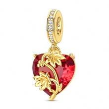 1 Pc 18K Gold Plated Autumn Maple Leaf Wheat Acorn Sunflower Series Charm Fit Bracelet For Diy Jewelry Making, Ideal Choice For Women Jewelry Gift - Gold Or Silver - View 22