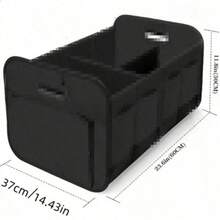 Large Capacity Foldable Car Trunk Organizer - Premium Oxford Cloth Storage Box With Spacious Interior And Portable Convenience For Road Trips And Daily Commutes - Multicolor - View 4