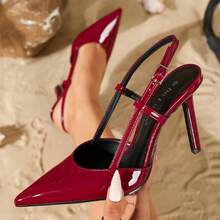 GAN AI Women Pumps - Red - View 2
