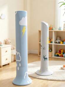 Tower Fan Cover, Elastic Fan Protective Cover, Tower Fan Dust-Proof Storage Cover, Standing Fan Decorative Cover, Made Of High Elasticity Fabric, Washable And Reusable, Suitable For Heaters, Dust-Proof Protective Cover, Compatible With Large Standing Fans, Air Circulation Systems, Cylindrical Design, Full Coverage Protective Shell, Suitable For Living Room, Bedroom, Indoor, Best Choice For Friends, Moms, Renters, Home Decor Enthusiasts, Home Decor Enthusiasts, Essential For Spring Cleaning Season, Back To School Season, Housewarming - Multicolor - View 7