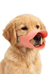 1pc Small Dog Muzzle, Anti-Bite Silicone Duck-Shaped Dog Muzzle, With Adjustable Strap, Prevents Barking And Biting, Suitable For Small And Medium Dogs Anti-Barking Muzzle, Soft Duck-Shaped Silicone Muzzle - Multicolor - View 8
