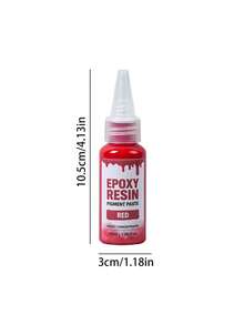 8 Colors 30ml Epoxy Resin Pigment, High Concentration Pigment, Suitable For Epoxy Resin And UV Resin, UV-Resistant Opaque Pigment, Can Create Cell Effect And Lace Texture, 3D Floral Resin Coasters, Jewelry Making And Handmade Crafts - A - View 9
