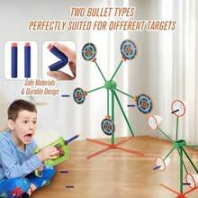Pistola de Juguete RD-8, Dardos de Espuma Compatibles con Pistolas Nerf para Niños de 8 a 12 Años, Regalo de Cumpleaños para Niños de 5 a 12 Años, Divertido Juego de Disparos de Largo Alcance para Interiores y Exteriores - Multicolor - Ver 3