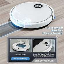 Robot Penyedot Debu Pintar P8 untuk Rumah, Daya Hisap Kuat 20W untuk Menghilangkan Debu dan Rambut, Baterai Tahan Lama 1800mAh dengan Banyak Penggunaan per Pengisian Daya, Pengisian Daya Portabel USB Kompatibel dengan Sebagian Besar Stopkontak, Pengoperasian Kontrol Jarak Jauh Sederhana Cocok untuk Semua Usia, Aksesoris Lengkap Siap Digunakan Langsung dari Kotak - MultiWarna - View 11