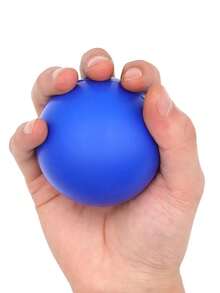 1 Buah Bola Genggaman Halus Padat, Alat Genggaman Jari, Bahan PU, Bola Genggaman Pereda Stres - Cocok untuk Latihan Jari, Melegakan Emosi - MultiWarna - View 6