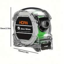 AIRAJ 3 Meters/5m/7.5m Fluorescent Steel Tape Measure, Portable Waterproof Thickened Precision Measuring Tool - A - View 4