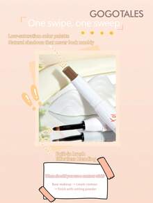 GOGO TALES Light Soft Focus Contour Pen, Side Contour, Nose Shadow & Cupid's Bow, 3D Sculpting /Three-Dimensional Shaping, Natural Long-Lasting Wear, Single-Shade Matte Contour Stick, Beginner-Friendly GOGOTALES - G01# Ash Brown - View 4
