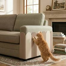 2pcs-Self-Adhesive Cat Scratching Board, Durable Wall Scratcher & Furniture Protector For Destructive Scratching, Easy-Install Scratch Pad For Indoor Cats, Sofa & Wall - 2pcs-self-adhesive Cat Scratch Pad - View 6