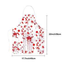 1pc Halloween Kids Apron With Design For Haunted House Costume, Realistic Horror Character Cosplay Accessory, Suitable For Party - Multicolor - View 16