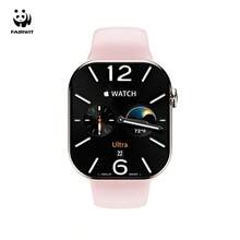 PANDA AI Voice Smartwatch | Voice Control | ChatGPT Connectivity | 2.08" Large Screen | AI Customized Watch Face | 24h Heart Rate/Blood Oxygen/Sleep Monitoring | Bluetooth Photo | AI Drawing Watch Face DIY | NFC | Supports Bluetooth 5.1 And Bluetooth 3.0 | IP68 Waterproof And Sweatproof | Worry-Free Swimming | Couple Smartwatch Compatible With Android And IOS | Suitable For Daily/Sports/Commuting | Essential For Girl Style Outfit | Fashion Gift For Boyfriend/Girlfriend/Best Friend - Pink - View 2