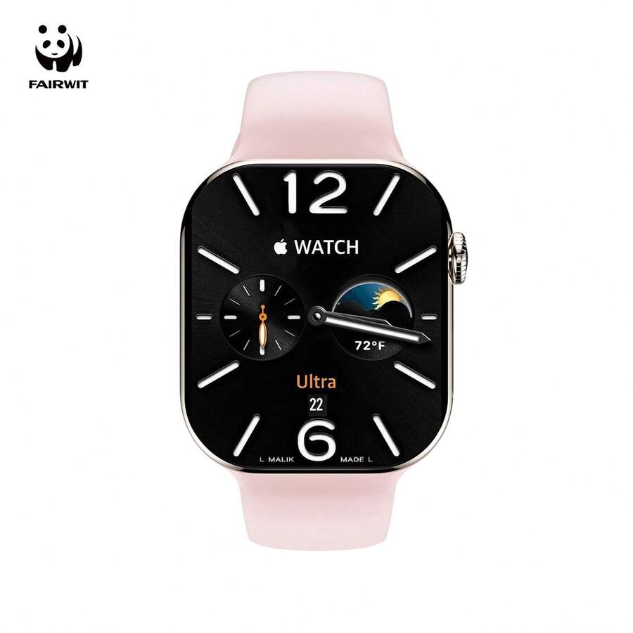 PANDA AI Voice Smartwatch | Voice Control | ChatGPT Connectivity | 2.08" Large Screen | AI Customized Watch Face | 24h Heart Rate/Blood Oxygen/Sleep Monitoring | Bluetooth Photo | AI Drawing Watch Face DIY | NFC | Supports Bluetooth 5.1 And Bluetooth 3.0 | IP68 Waterproof And Sweatproof | Worry-Free Swimming | Couple Smartwatch Compatible With Android And IOS | Suitable For Daily/Sports/Commuting | Essential For Girl Style Outfit | Fashion Gift For Boyfriend/Girlfriend/Best Friend
