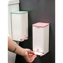1PC Multifunctional Wall-Mounted Storage Box, Luxury Design, Dust-Proof Bathroom Organizer, Suitable For Sanitary Pads, Cotton Swabs, Tissues, Home Hygiene Products Storage, Integrated Dust-Proof Lid Design, Bathroom Wall Tidy Essential, Discreet Storage For Elegant Protection - Multicolor - View 8