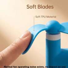 Mini Type‑C Plug‑In Fan, Portable Handheld & Clip‑On Desktop Cooling Fan For Office Travel, Ideal Gift For Mobile Devices.Note: Normal Operating Fan Noise Exists, Does Not Affect Daily Use - Multicolor - View 10