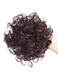Naturally Voluminous Curls With An Adjustable Drawstring Hair Tie, Available In Multiple Colors. Stylish Updo Suitable For Everyday Wear. - Multicolor - View 15