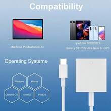 Pembaca Kartu Type-C ke SD/TF, Portabel 2-in-1 Slot Ganda, Kompatibel dengan Ponsel dan Laptop, Adaptor Memori Kamera, Cocok untuk Ponsel/Tablet Android, Mendukung Transfer Foto Cepat - Putih - View 4