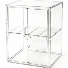 2/3 Tier Baby Bottle Storage Rack, 3-Tier Countertop Baby Bottle Storage Cabinet, Dual Magnetic Doors, Suitable For Baby Supplies, Baby Bottle Storage Cabinet - Multicolor - View 8