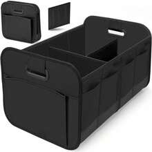 Multifunctional Car Storage Box, Fashionable Large Capacity Passenger Seat Storage Box, Car Organizer/Trunk Storage Box, Oxford Fabric Material, Large Capacity Foldable, Multi-Purpose Trunk Organizer, Easy To Clean Car Storage Solution, Car Interior Organizer Box, Essential Car Storage Box - Suitable For Passenger Seat And Trunk Of Sedan/SUV/MPV - Black - View 13