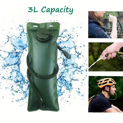 3L Water Bladder, Suitable For Cycling, Running, Camping And Hiking Outdoor Activities, Ideal For Hydration During Outdoor Sports And Backpacking Trips