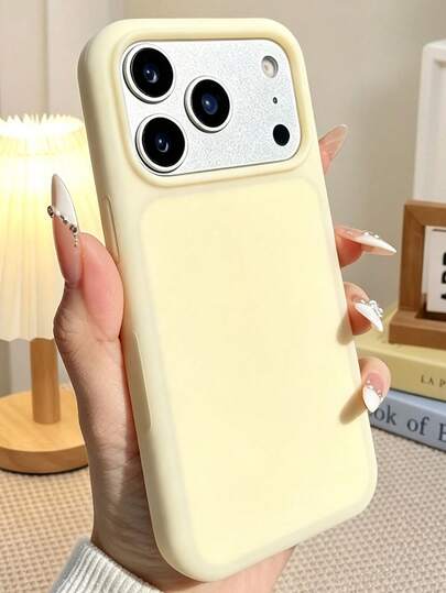 KOOLIFE 1pc Cute Aesthetic Pastel Solid Color Matte Frosted Apple Phone Case, PC + TPU Soft Material With Raised Camera Protection, Anti-Drop, Anti-Fingerprint, Birthday Gift For Women And Girls, Suitable Compatible With Iphone 18pro/18pro Max/17 Pro Max 17 Pro 17 16 15 14 13