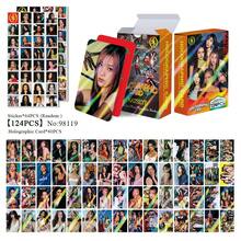 124pcs KATSEYE Holographic Flash Card Star Merchandise LOMO Collection Photocard - Multicolor - View 9