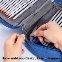 Multi-Color Large Capacity Pencil Case, Student Sketching Pencil Stationery Bag, Multi-Functional Layered Detachable Storage Pencil Box, Suitable For School And Work Use - Multicolor - View 5