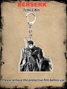 BER/SERK Keychain, Guts, Griffith Keychain, Anime Keychain, Anime Fans Merch Goods, Bag Pendant, Cup Decoration, Birthday Gift, Party Favor - Multicolor - View 6