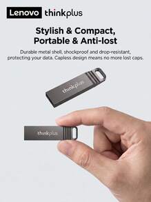 Lenovo ThinkPlus MU221 Series 8GB/16GB/32GB/64GB Portable SSD USB 2.0 Metal Durable Essential For Business Office And Study Data Storage - View 2