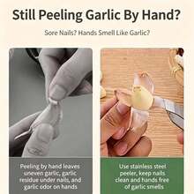Multifunctional Stainless Steel Garlic Peeling Clip Portable Pig Hair Remover Tweezers Household Commercial Kitchen Tool Garlic Stripper Accessory For Restaurant Daily Cooking - 420 Garlic Peeler With Nails [Unpackaged] - View 6