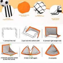 1pc Soccer Training Goal - 4' X 3' Backyard Soccer Goal - Portable Foldable Outdoor Soccer Goal Training Net - Pop-Up Soccer Net, Suitable For Soccer Practice, Fit For Outdoor, Home, Youth, Adult, Folding Goal - Easy Installation - Multicolor - View 3