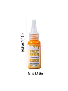 8 Colors 30ml Epoxy Resin Pigment, High Concentration Pigment, Suitable For Epoxy Resin And UV Resin, UV-Resistant Opaque Pigment, Can Create Cell Effect And Lace Texture, 3D Floral Resin Coasters, Jewelry Making And Handmade Crafts - A - View 12