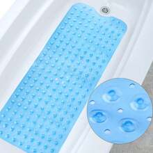 Extra Long Non-Slip Bathtub Mat With Drainage Holes And Suction Cups, Soft Foot Protection, Machine Washable, Bathroom Shower Mat, Suitable For Home, Hotel And Car Travel, Multiple Colors Available - Multiple Styles - View 15