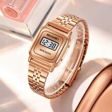 SKMEI 2589 Fashion Women's Watch Luxury 3Bar Waterproof Small Dial Digital Women's Watch - one-size - View 4