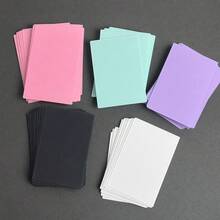 50入/包 單面磨砂透明卡套 3吋 (56*~58*89mm) K-Pop 小卡保護套 塑膠保護膜 薄款透明卡套 - 3寸(56*87mm) - 查看 5