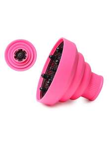 1PC Travel Foldable Hair Diffuser, Portable Collapsible Hair Diffuser Blow Dryer Hood, Retractable Hair Dryer Diffuser, Curly Hair Retractable Dryer, Silicone Diffuser Hood, Large Interface Retractable Diffuser For Curly Hair, Blow Dryer Diffuser Hood, Suitable For Natural Fine And Thick Hair, Universal Blow Dryer Accessory Compatible With Blow Dryers With Nozzles - Telescopic Windshield - View 7