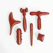 Wooden Massage Roller Tool, Manual Massage Roller Stick For Body Shaping, Lymphatic Detox, Cellulite Reduction, And Muscle Massage For Waist, Thighs And Abdomen, Suitable For School, Back To School, Travel And More - Coffee - View 8