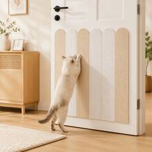 2pcs-Self-Adhesive Cat Scratching Board, Durable Wall Scratcher & Furniture Protector For Destructive Scratching, Easy-Install Scratch Pad For Indoor Cats, Sofa & Wall - 2pcs-self-adhesive Cat Scratch Pad - View 2