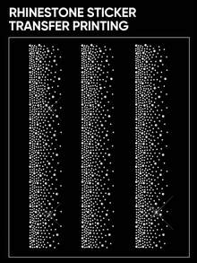6/12pcs Rhinestone Heat Transfer Stickers, 6pcs/2pcs Iron-On Collar Patches, Suitable For T-Shirts, Dresses, Sweaters, DIY Shiny Clothing Decoration Transfer Stickers, Suitable For DIY Clothing, Jeans, Jacket Decoration - SG-121 - View 10