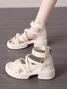 Women Platforms & Wedge Sandals - Blanco - Ver 2