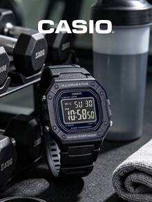 Koleksi Jam Tangan Elektronik Tahan Air Multifungsi CASIO, Jam Tangan Minimalis Serbaguna untuk Komuter dan Pelajar, Jam Tangan Olahraga Tahan Aus Minimalis dengan Timer dan Fungsi Tambahan untuk Komuter dan Komuter - Satu-Ukuran - View 15