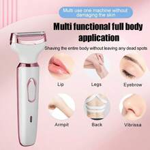 1pc 4-In-1 Women's Electric Shaver, Home Hair Removal Device, Nose Hair, Eyebrow, Underarm Trimmer, Shaving Razor - View 7