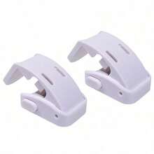 4/2pcs Multifunctional Safety Lock – Anti-Pinch Lock For Doors, Drawers, And Refrigerators; Portable Child-Safety Latch For Cabinets And Lockers - Multicolor - View 8