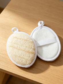 1pc/7pcs Loofah Bath Sponge Pad, Gentle Exfoliating Body Scrubber, Skin-Friendly Shower Loofah Pad For Dead Skin Removal, Rich Lather Bath Accessory With Hanging Loop For Daily Shower Cleansing - Multiple Styles - View 13