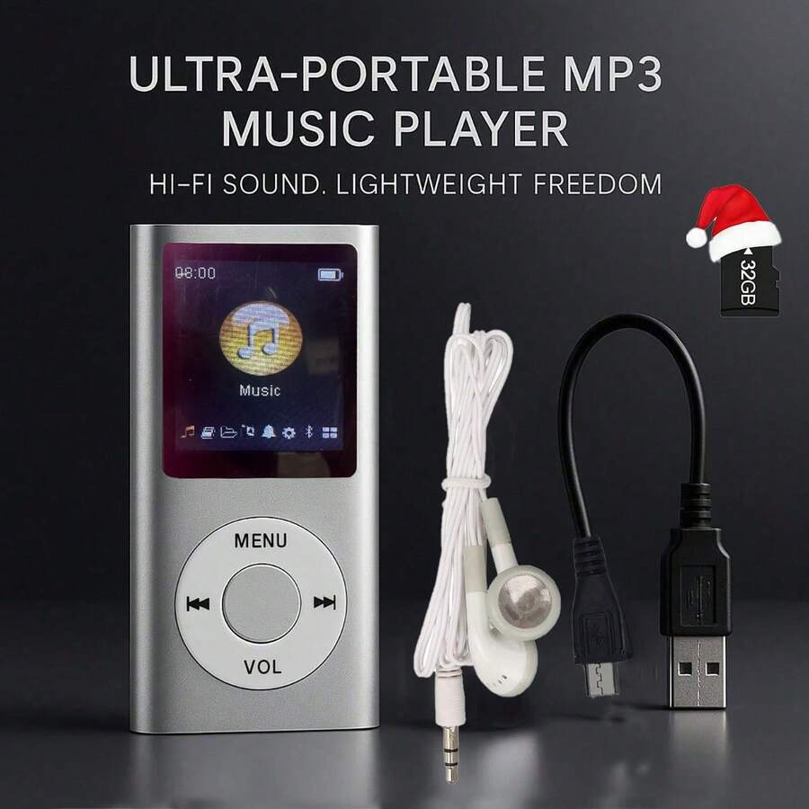 yesido 高端时尚多功能MP3播放器：无损音质，1.8英寸液晶屏，超薄便携