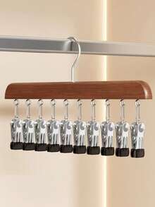 8-Cap Capacity Hat Storage Rack, Multi-Function Hat Stand With Hooks For Storing Hats, Ties, Belts, Scarves, Wall-Mounted Hat Display Rack, Towel Storage Rack, Portable Travel Hanging Rack, Suitable For Home, School, Hotel - Multicolor - View 9