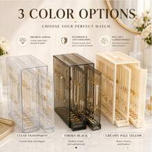 1pc Display Stand, Barazuku Keychain Storage Rack, Phone Lanyard, Anime Merchandise, Small Storage Box, Badge Display Stand, High-End Exquisite Earrings, Studs, Necklaces, Bracelets, Jewelry, Large Capacity Luxury Transparent Anti-Oxidation Display Stand, Jewelry Storage Box - Multicolor - View 2