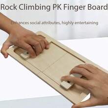 Wooden Finger Strength Board Creative Finger And Wrist Strength Trainer 2-Player Interactive Game Training Board Wrist Duel Competitive Equipment - Multicolor - View 3